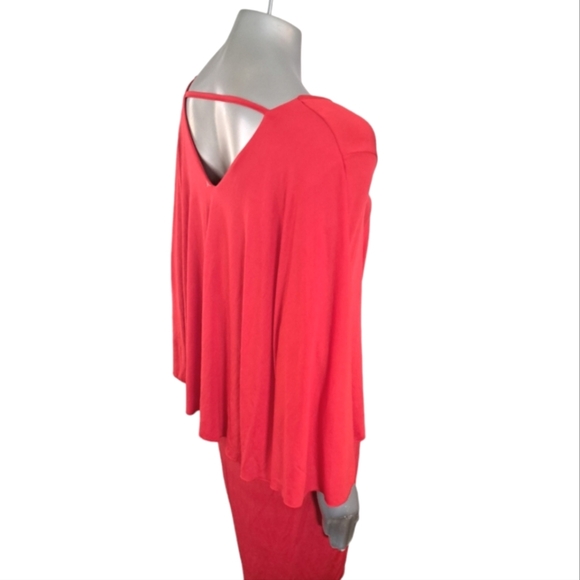 🪻BOGO🪻 Red Batwing Bodycon Dress Size XXL NWOT - Picture 6 of 8